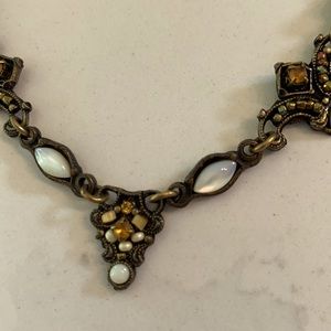 Ann Egan necklace & earrings set. VTG